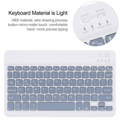 For Xiaomi Pad 6 Square Button Backlight Bluetooth Keyboard Rotatable Holder Leather Case(Lavender Purple) - Others Keyboard by PMC Jewellery | Online Shopping South Africa | PMC Jewellery