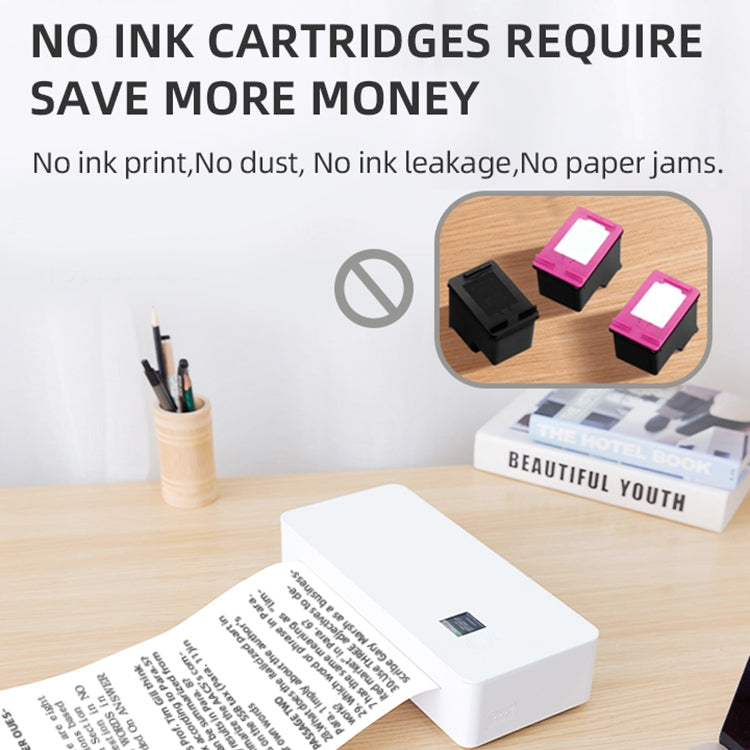 A4 mini Portable Bluetooth HD Thermal Printer for Home Office Study(UK Plug) - Printer by PMC TechLife | Online Shopping South Africa | PMC TechLife | Buy Now Pay Later Mobicred