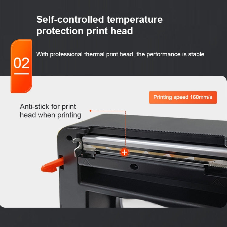 ZJ-9250 100x150mm USB Thermal Label Printer, Plug:EU Plug(White) - Printer by PMC TechLife | Online Shopping South Africa | PMC TechLife | Buy Now Pay Later Mobicred