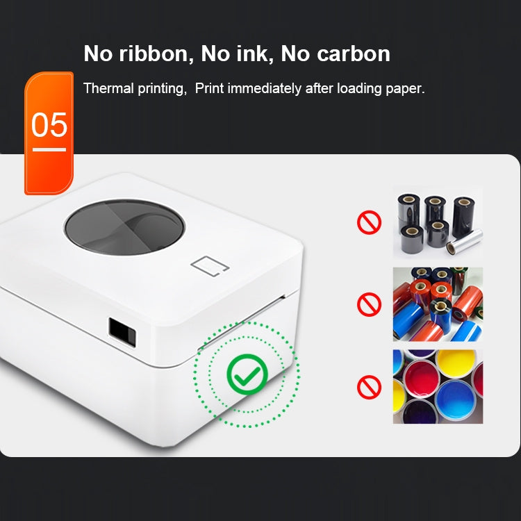ZJ-9250 100x150mm USB Thermal Label Printer, Plug:US Plug(Black) - Printer by PMC TechLife | Online Shopping South Africa | PMC TechLife | Buy Now Pay Later Mobicred