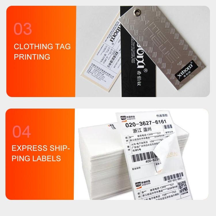 ZJ-9250 100x150mm USB Bluetooth Thermal Label Printer, Plug:EU Plug(Black) - Printer by PMC TechLife | Online Shopping South Africa | PMC TechLife | Buy Now Pay Later Mobicred