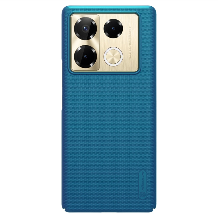 For Infinix Note 40 Pro+ 5G / 40 Pro 5G NILLKIN Frosted PC Phone Case(Blue) - Infinix Cases by NILLKIN | Online Shopping South Africa | PMC Jewellery