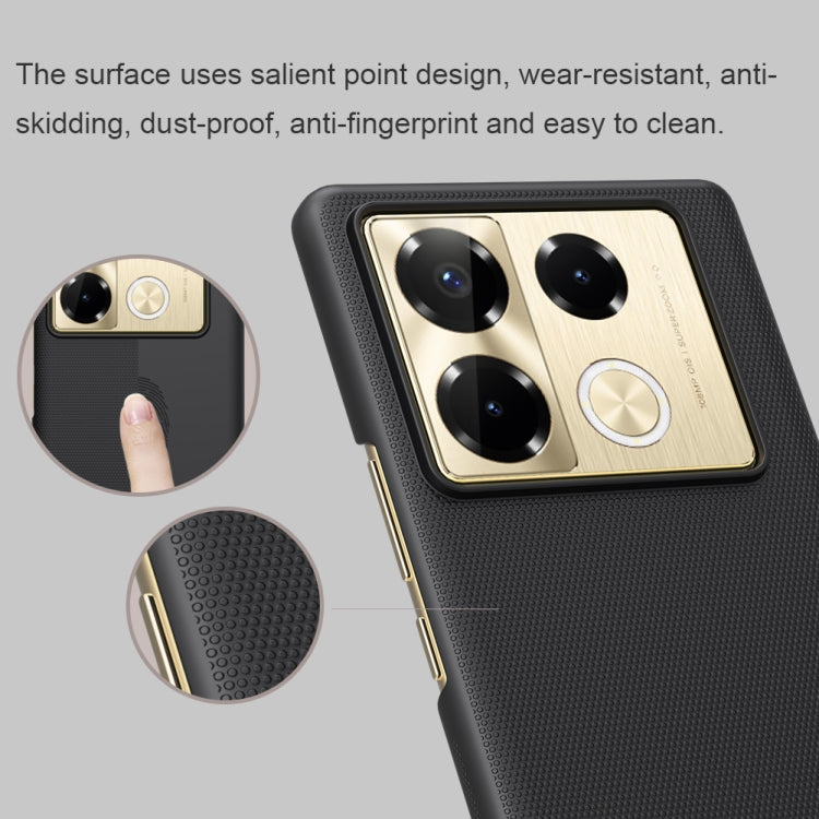For Infinix Note 40 Pro+ 5G / 40 Pro 5G NILLKIN Frosted PC Phone Case(Black) - free shipping - PMC TechLife - Order now!
