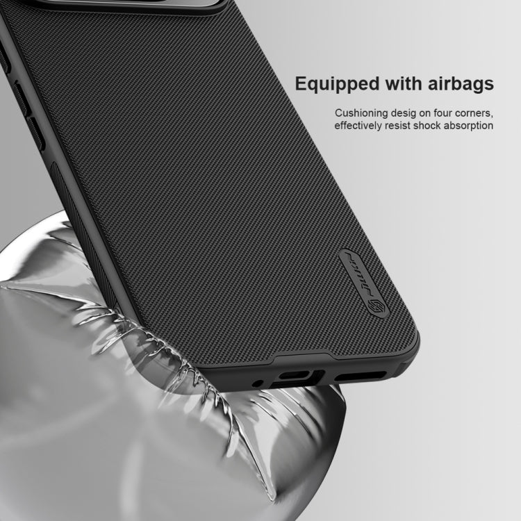 For Google Pixel 9 NILLKIN Frosted Shield Pro Magnetic Phone Case(Black) - Google Cases by NILLKIN | Online Shopping South Africa | PMC Jewellery | Buy Now Pay Later Mobicred