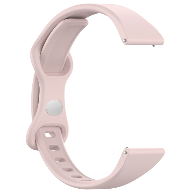 20mm Slim Reverse Buckle Silicone Watch Band(Light Pink) - 20mm Bands by PMC Jewellery | Online Shopping South Africa | PMC Jewellery