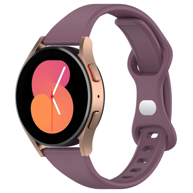 20mm Slim Reverse Buckle Silicone Watch Band(Purple) - 20mm Bands by PMC TechLife | Online Shopping South Africa | PMC TechLife