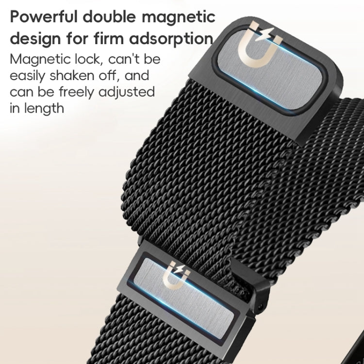 For Apple Watch Ultra 2 49mm ZGA Milanese Magnetic Metal Watch Band(Silver) - Watch Bands by ZGA | Online Shopping South Africa | PMC Jewellery | Buy Now Pay Later Mobicred