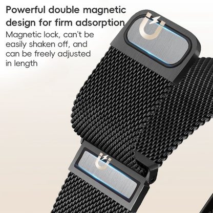 For Apple Watch Series 7 45mm ZGA Milanese Magnetic Metal Watch Band(Silver) - Watch Bands by ZGA | Online Shopping South Africa | PMC Jewellery