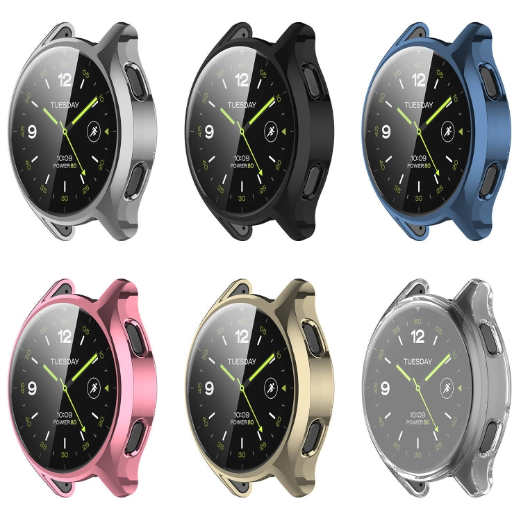 For Xiaomi Watch 2 Full Coverage TPU Electroplated Watch Protective Case(Light Gold) - Watch Cases by PMC TechLife | Online Shopping South Africa | PMC TechLife