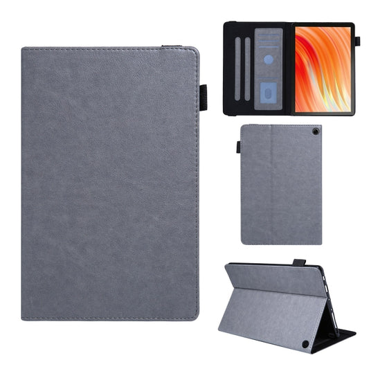 For Amazon Kindle Fire HD10 2021/2023 Extraordinary Series Smart Leather Tablet Case(Grey) - Amazon by PMC Jewellery | Online Shopping South Africa | PMC Jewellery | Buy Now Pay Later Mobicred