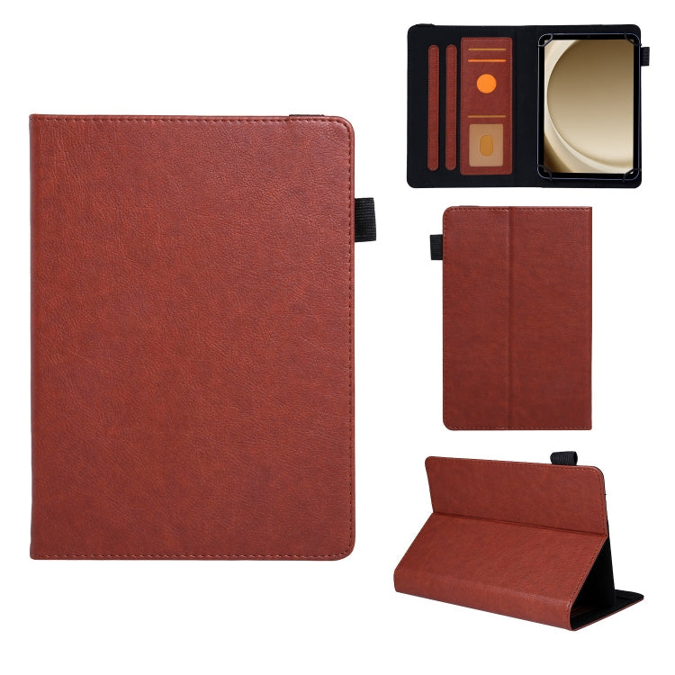 10 inch Extraordinary Series Leather Tablet Case(Brown) - 10 - 11 inch by PMC TechLife | Online Shopping South Africa | PMC TechLife | Buy Now Pay Later Mobicred