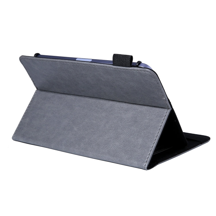 10 inch Extraordinary Series Leather Tablet Case(Grey) - 10 - 11 inch by PMC TechLife | Online Shopping South Africa | PMC TechLife | Buy Now Pay Later Mobicred
