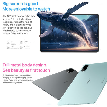 Honor Pad 9 Pro 12.1 inch WiFi, 12GB+256GB, MagicOS 8.0 Dimensity 8100 Octa Core, Not Support Google Play(Grey) - Huawei by Huawei | Online Shopping South Africa | PMC Jewellery