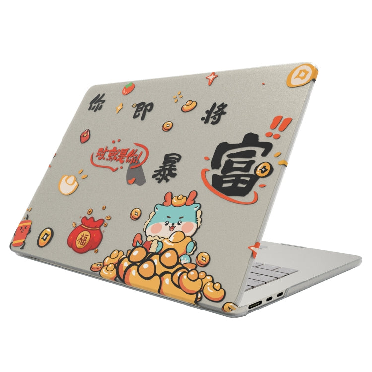 For MacBook Air 13.3 A1932 / A2179 / A2337 UV Printed Pattern Laptop Frosted Protective Case(DDC-1689) - MacBook Air Cases by PMC Jewellery | Online Shopping South Africa | PMC Jewellery | Buy Now Pay Later Mobicred