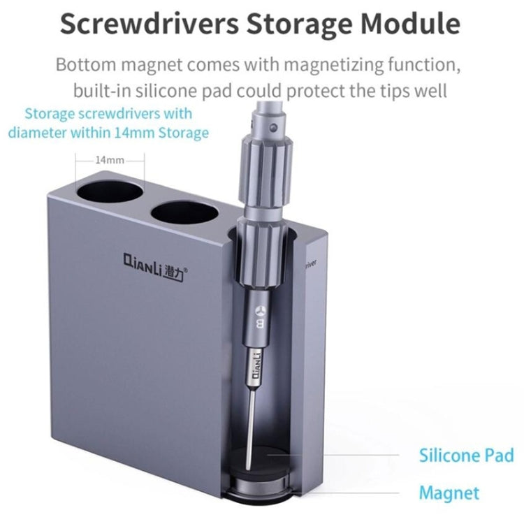 QianLi iCube Aluminum Alloy Multi-Functional Modular Storage Box - free shipping - PMC TechLife - Order now!