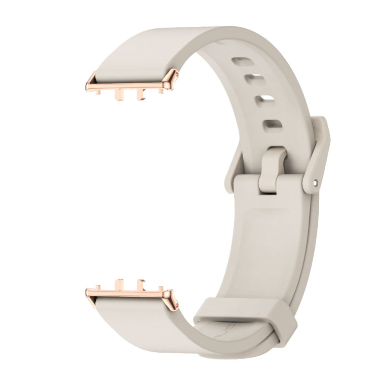For Samsung Galaxy Fit 3 Mijobs Silicone Watch Band(Grey+Rose Gold) - free shipping - PMc TechLife - Order now!