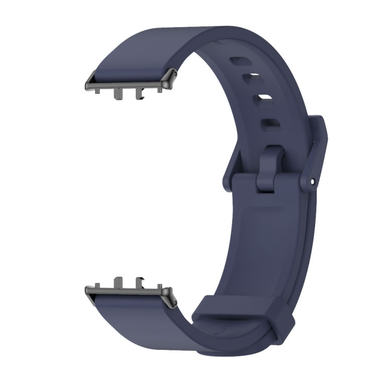 For Samsung Galaxy Fit 3 Mijobs Silicone Watch Band(Midnight Blue+Black) - Watch Bands by MIJOBS | Online Shopping South Africa | PMc TechLife | Buy Now Pay Later Mobicred