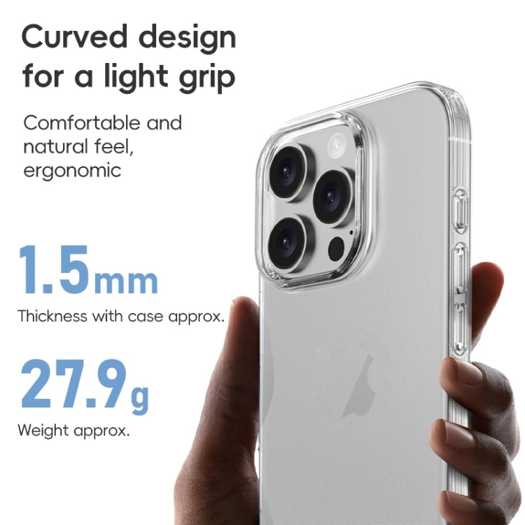 For iPhone 16 Pro ZGA Clear TPU Shockproof Phone Case(Transparent) - iPhone 16 Pro Cases by ZGA | Online Shopping South Africa | PMC Jewellery | Buy Now Pay Later Mobicred