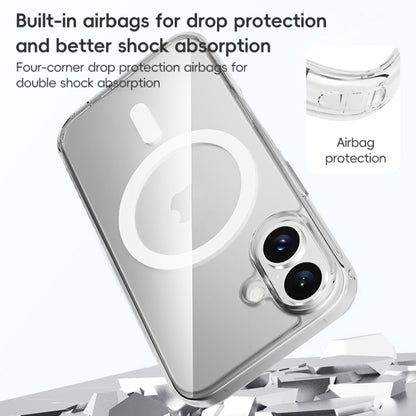 For iPhone 16 Plus ZGA Magsafe Clear PC Hybrid TPU Phone Case(Transparent) - iPhone 16 Plus Cases by ZGA | Online Shopping South Africa | PMC Jewellery | Buy Now Pay Later Mobicred