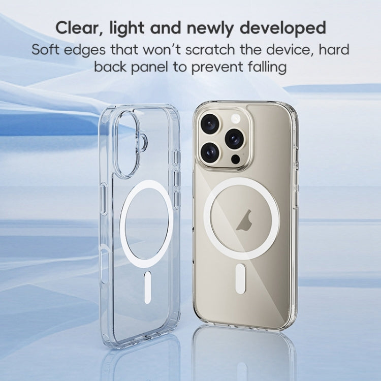 For iPhone 16 ZGA Magsafe Clear PC Hybrid TPU Phone Case(Transparent) - iPhone 16 Cases by ZGA | Online Shopping South Africa | PMC Jewellery | Buy Now Pay Later Mobicred