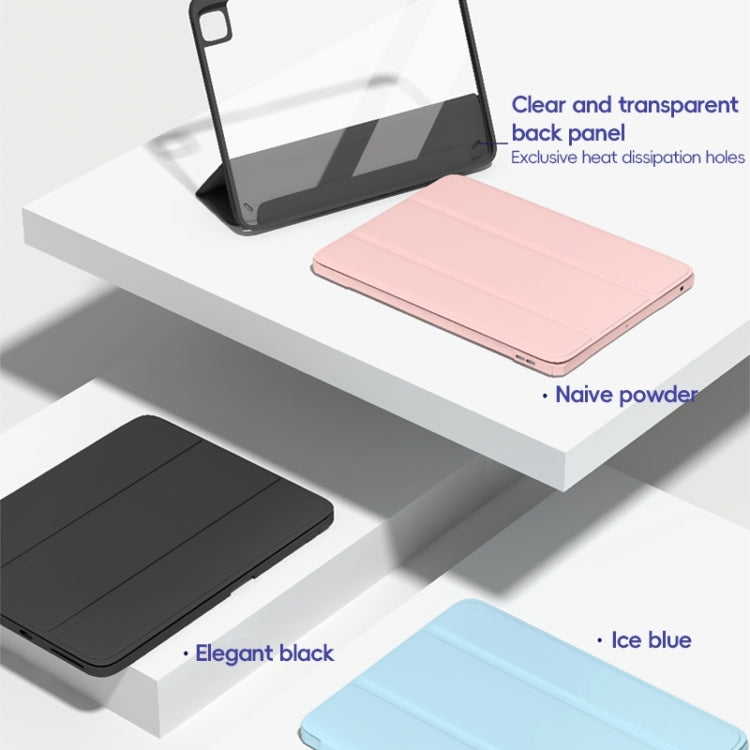 For iPad 2025 / 2022 ZGA Tri-Fold Voltage Smart Leather Tablet Case(Pink) - free shipping - PMc TechLife - Order now!