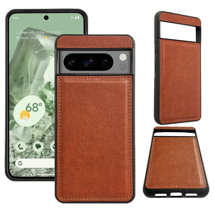 For Google Pixel 9 Pro XL Multifunctional 7-Card Wallet Leather Phone Case(Brown) - Google Cases by PMC TechLife | Online Shopping South Africa | PMC TechLife | Buy Now Pay Later Mobicred