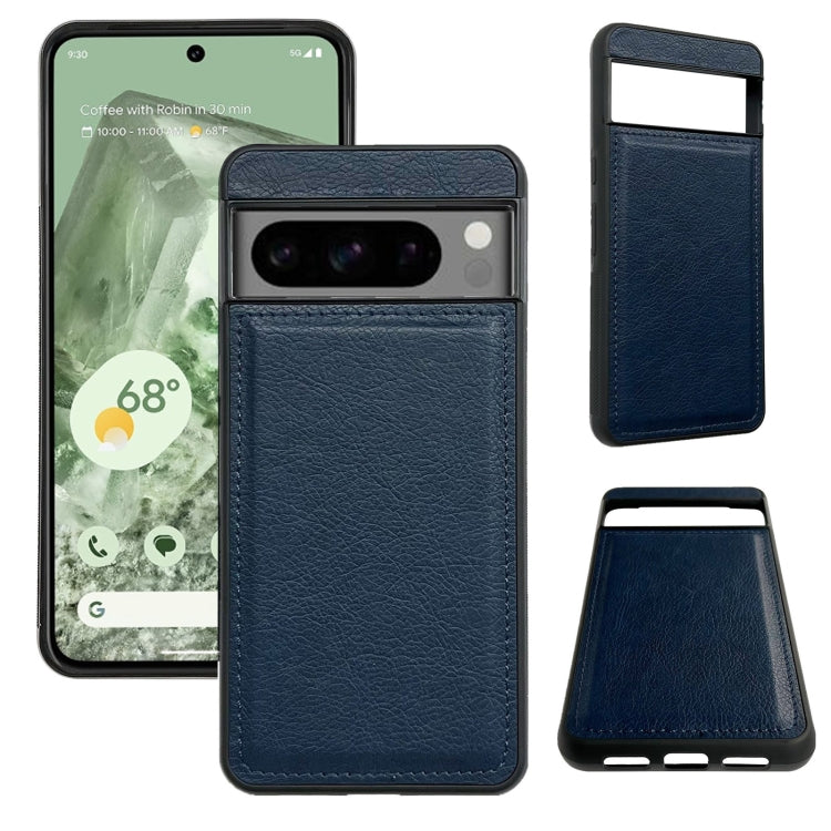 For Google Pixel 8 Multifunctional 7-Card Wallet Leather Phone Case(Royal Blue) - Google Cases by PMC TechLife | Online Shopping South Africa | PMC TechLife | Buy Now Pay Later Mobicred