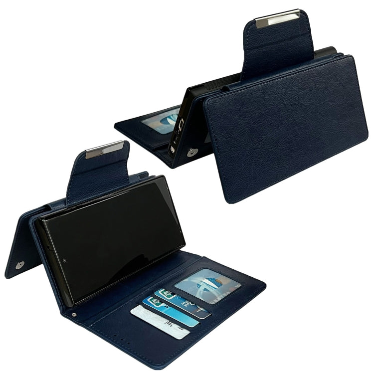 For Google Pixel 7a Multifunctional 7-Card Wallet Leather Phone Case(Royal Blue) - Google Cases by PMC TechLife | Online Shopping South Africa | PMC TechLife | Buy Now Pay Later Mobicred