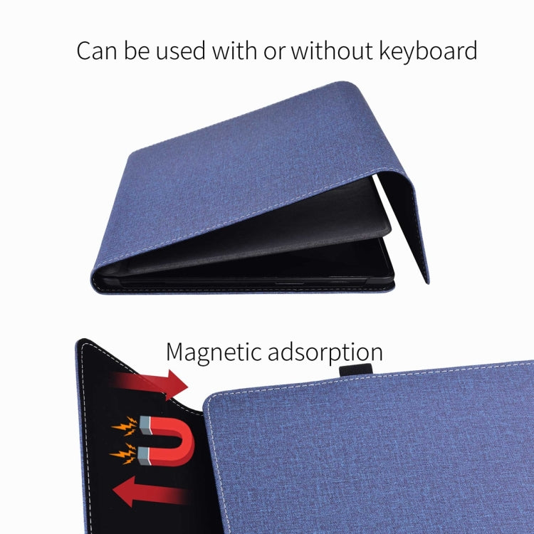 For Microsoft Surface Pro 10 Cloth Texture PC Tablet Protective Case(Dark Blue) - Others by PMC TechLife | Online Shopping South Africa | PMC TechLife | Buy Now Pay Later Mobicred