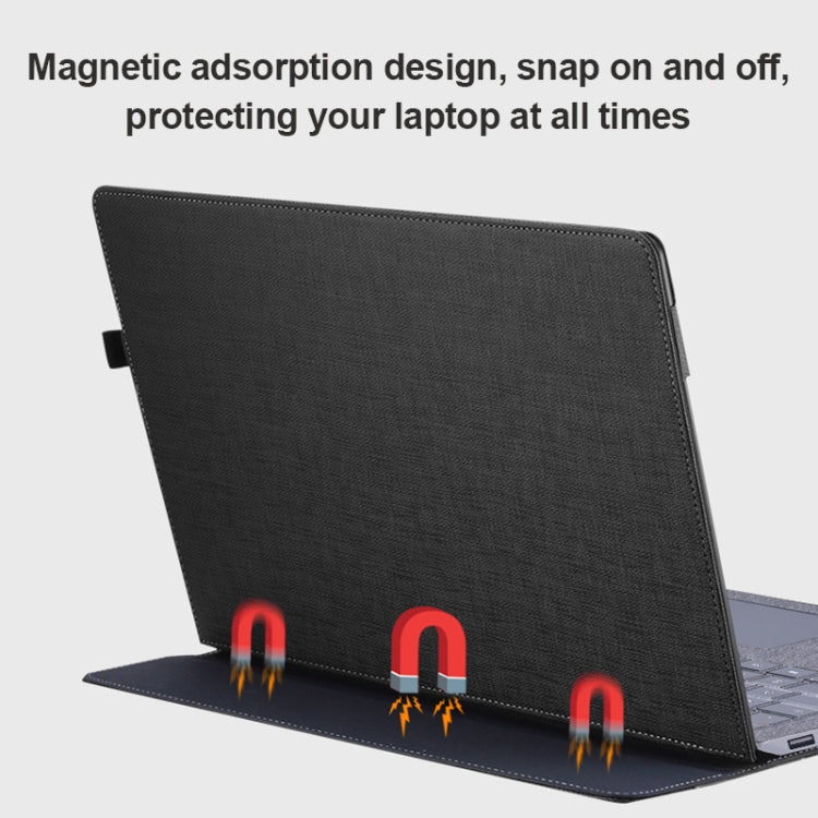 For Microsoft Surface Laptop 6 13.5 inch Laptop PU Leather Protective Case(Coffee Color) - Others by PMC TechLife | Online Shopping South Africa | PMC TechLife | Buy Now Pay Later Mobicred