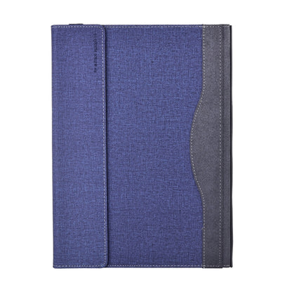 For Lenovo ThinkPad X1 Carbon Gen 7 Cloth Texture Laptop Leather Protective Case(Deep Blue) - Other by PMC Jewellery | Online Shopping South Africa | PMC Jewellery | Buy Now Pay Later Mobicred