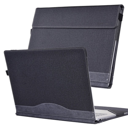 For Lenovo ThinkPad X1 Yoga Gen 7 14 inch Cloth Texture Laptop Leather Protective Case(Black) - Other by PMC Jewellery | Online Shopping South Africa | PMC Jewellery | Buy Now Pay Later Mobicred