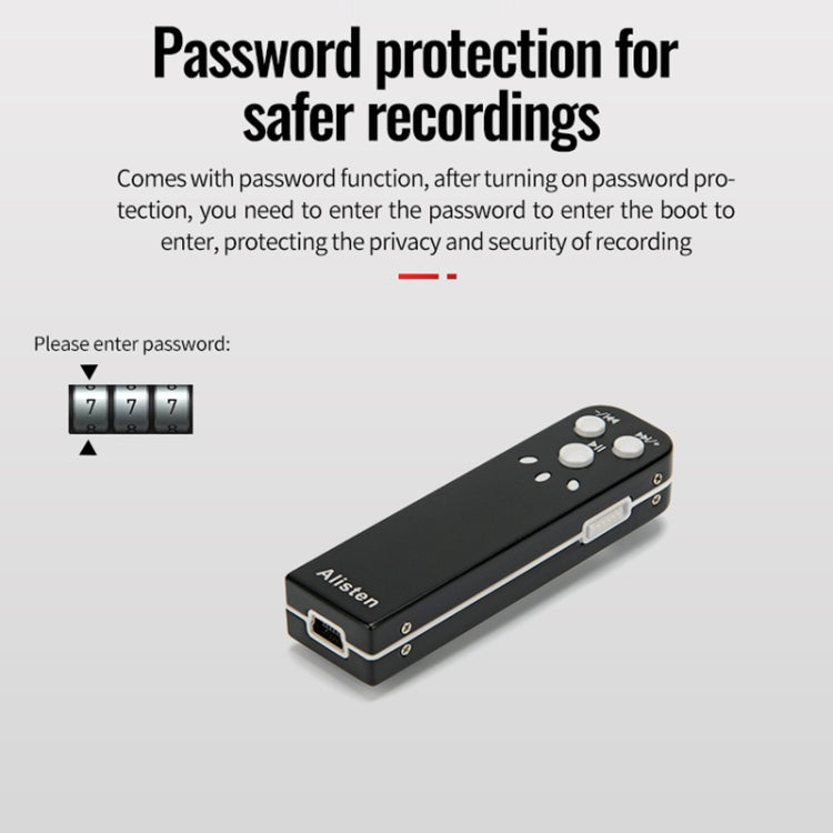 JNN J1 Mini Smart HD Noise Cancelling Voice Recorder, Memory:32GB(Black) - Recording Pen by JNN | Online Shopping South Africa | PMC TechLife | Buy Now Pay Later Mobicred