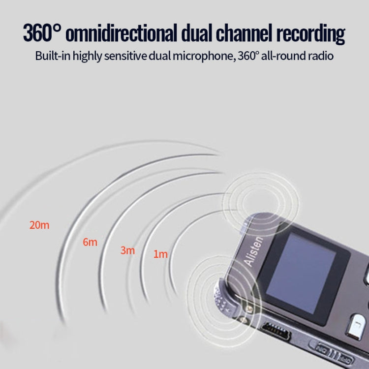 JNN X26 Mini Portable Voice Recorder with OLED Screen, Memory:8GB(Gold) - Recording Pen by JNN | Online Shopping South Africa | PMC TechLife | Buy Now Pay Later Mobicred