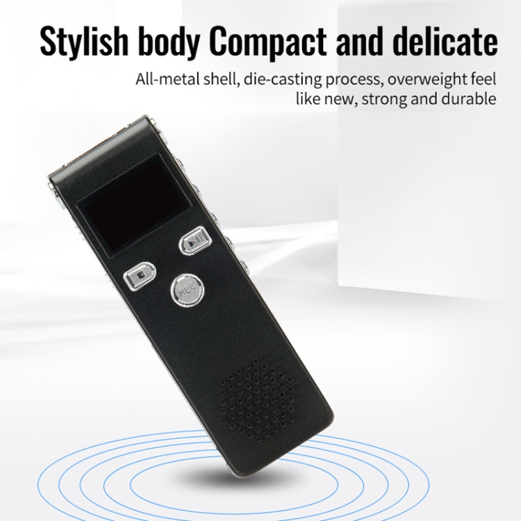 JNN X18 Mini Smart HD Noise Cancelling Voice Recorder, Memory:16GB(Black) - Recording Pen by JNN | Online Shopping South Africa | PMC TechLife | Buy Now Pay Later Mobicred