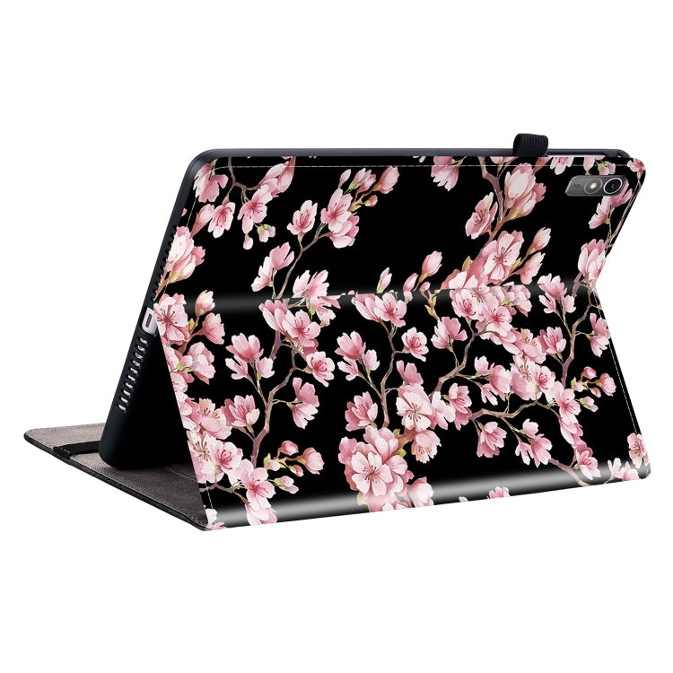 For Lenovo Tab M10 5G 2023 Crystal Texture Painted Leather Tablet Case(Plum Bossom) - Lenovo by PMC TechLife | Online Shopping South Africa | PMC TechLife | Buy Now Pay Later Mobicred