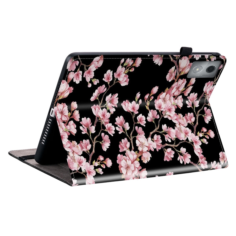 For Lenovo Tab K11 Plus Crystal Texture Painted Leather Tablet Case(Plum Bossom) - Lenovo by PMC TechLife | Online Shopping South Africa | PMC TechLife | Buy Now Pay Later Mobicred