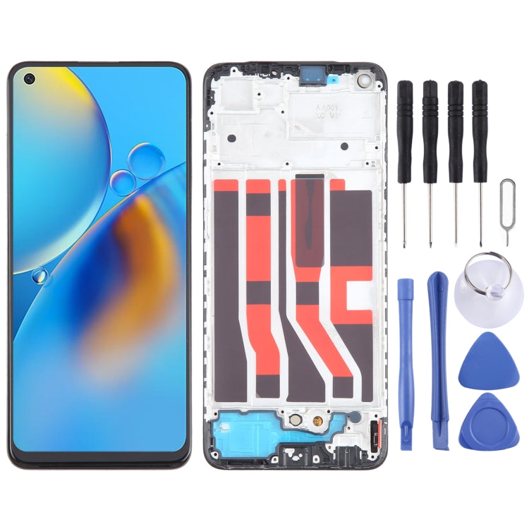 For OPPO Reno6 Lite Original AMOLED LCD Screen Digitizer Full Assembly with Frame - LCD Screen by PMC TechLife | Online Shopping South Africa | PMC TechLife