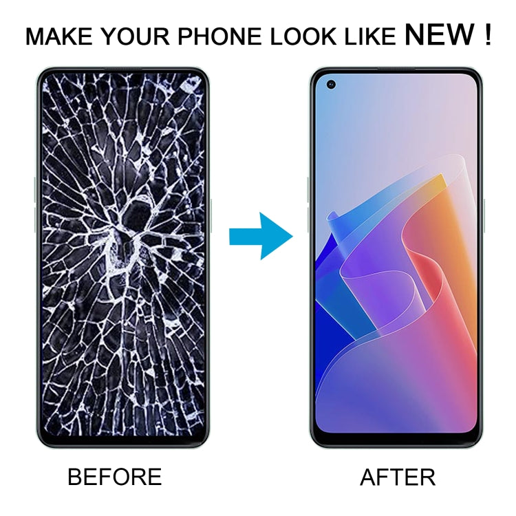For OPPO Reno7 Lite Original AMOLED LCD Screen Digitizer Full Assembly with Frame - LCD Screen by PMC TechLife | Online Shopping South Africa | PMC TechLife
