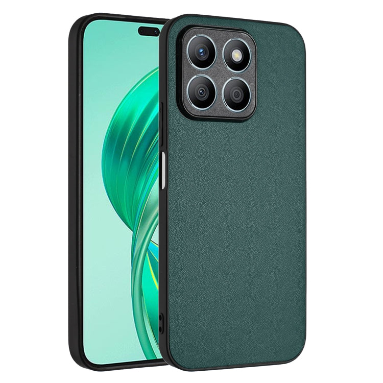 For Honor X8b 4G Global R20 Leather Pattern Phone Single Case(Green) - Honor Cases by PMC Jewellery | Online Shopping South Africa | PMC Jewellery | Buy Now Pay Later Mobicred