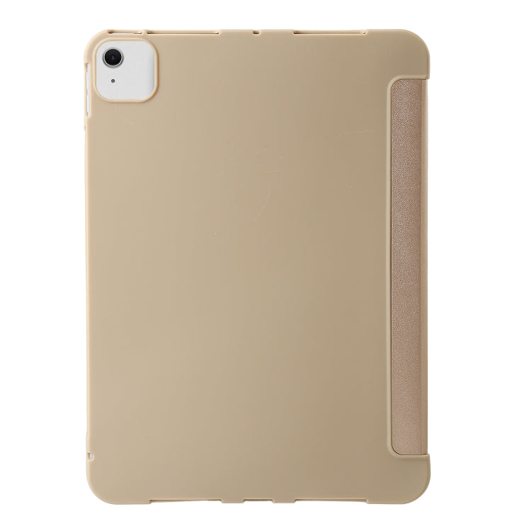 For iPad Air 11 2024 TPU Deformation Flip Leather Tablet Case with Holder(Gold) - iPad Air 11 2024 Cases by PMC Jewellery | Online Shopping South Africa | PMC Jewellery | Buy Now Pay Later Mobicred