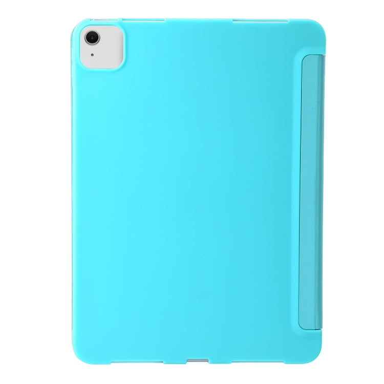 For iPad Air 11 2024 TPU Deformation Flip Leather Tablet Case with Holder(Mint Blue) - iPad Air 11 2024 Cases by PMC Jewellery | Online Shopping South Africa | PMC Jewellery | Buy Now Pay Later Mobicred