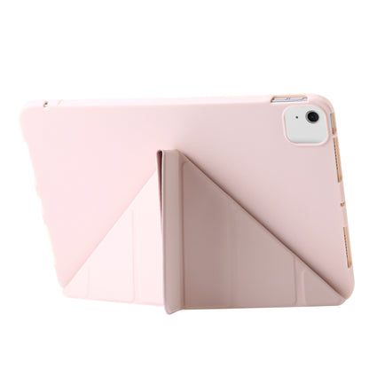 For iPad Air 11 2024 TPU Deformation Flip Leather Tablet Case with Holder(Light Pink) - iPad Air 11 2024 Cases by PMC Jewellery | Online Shopping South Africa | PMC Jewellery | Buy Now Pay Later Mobicred