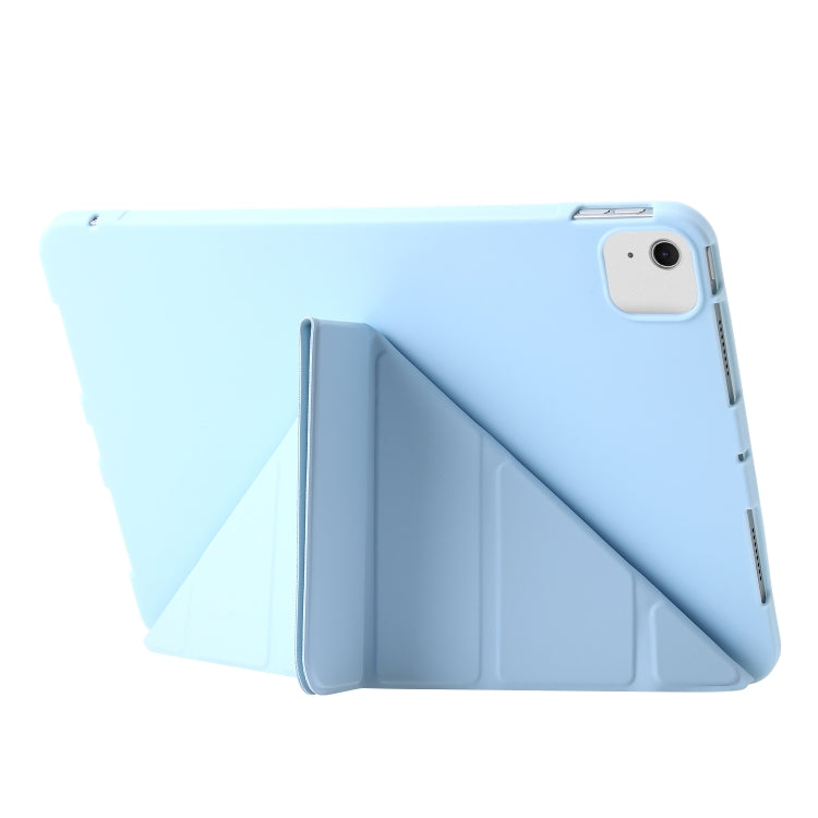 For iPad Air 11 2024 TPU Deformation Flip Leather Tablet Case with Holder(Sky Blue) - iPad Air 11 2024 Cases by PMC TechLife | Online Shopping South Africa | PMC TechLife | Buy Now Pay Later Mobicred