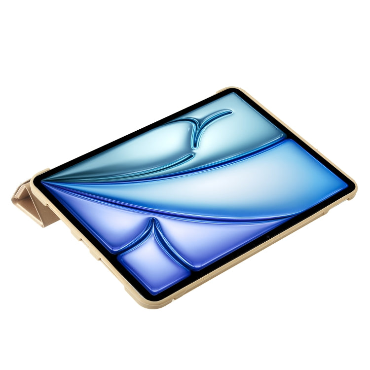 For iPad Air 13 2024 TPU Deformation Flip Leather Tablet Case with Holder(Gold) - iPad Air 13 2024 Cases by PMC TechLife | Online Shopping South Africa | PMC TechLife | Buy Now Pay Later Mobicred