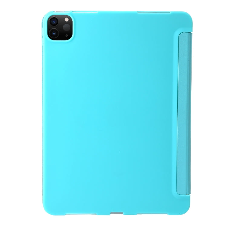 For iPad Pro 11 2024 TPU Deformation Flip Leather Tablet Case with Holder(Mint Blue) - iPad Pro 11 2024 Cases by PMC Jewellery | Online Shopping South Africa | PMC Jewellery | Buy Now Pay Later Mobicred