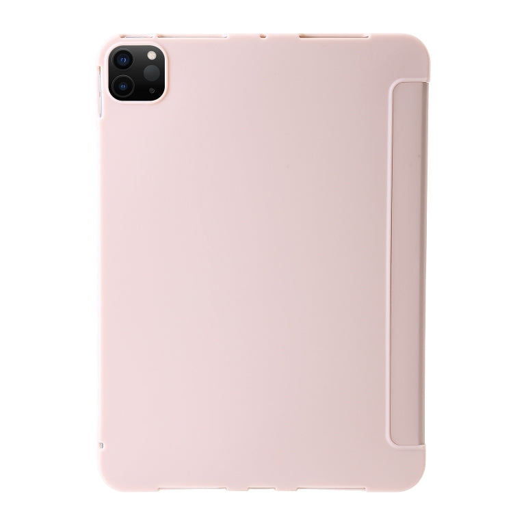 For iPad Pro 13 2024 TPU Deformation Flip Leather Tablet Case with Holder(Light Pink) - iPad Pro 13 2024 Cases by PMC Jewellery | Online Shopping South Africa | PMC Jewellery | Buy Now Pay Later Mobicred