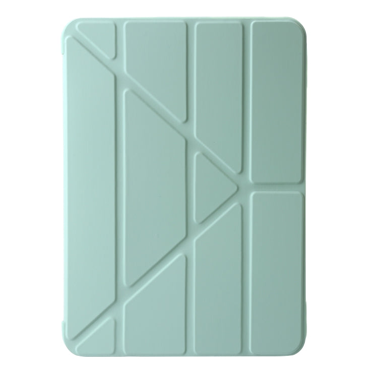 For iPad Pro 13 2024 TPU Deformation Flip Leather Tablet Case with Holder(Mint Green) - iPad Pro 13 2024 Cases by PMC TechLife | Online Shopping South Africa | PMC TechLife | Buy Now Pay Later Mobicred