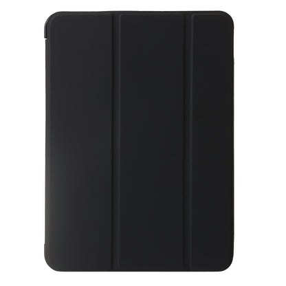 For iPad Air 13 2024 Three-fold Holder Flip Tablet Leather Case(Black) - iPad Air 13 2024 Cases by PMC Jewellery | Online Shopping South Africa | PMC Jewellery | Buy Now Pay Later Mobicred