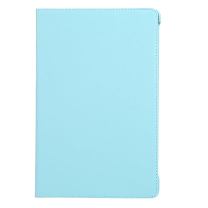 For iPad Pro 13 2024 360 Degree Rotation Litchi Texture Leather Tablet Case with Holder(Sky Blue) - iPad Pro 13 2024 Cases by PMC Jewellery | Online Shopping South Africa | PMC Jewellery | Buy Now Pay Later Mobicred